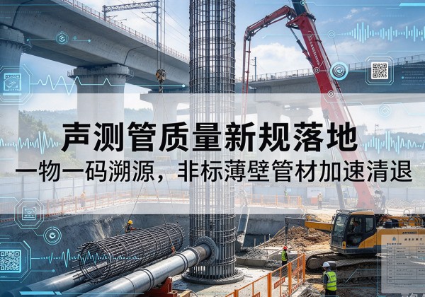 西安声测管质量新规落地，一物一码溯源，非标薄壁管材加速清退