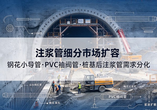 西安注浆管细分市场扩容，隧道钢花小导管、PVC 袖阀管、桩基后注浆管需求分化
